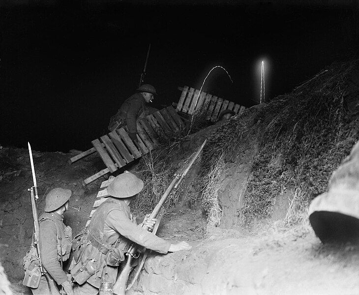 File:Trench at night.jpg