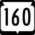 State Trunk Highway 160 marker