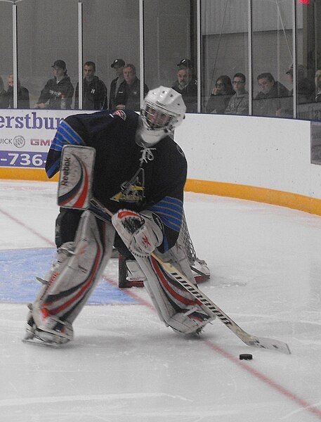 File:Amherstburg Admirals goalie.JPG