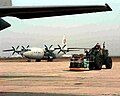 Slovak Air Force An-12 during exercise Cooperative Key '96