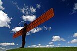 Antony Gormley's Angel of the North near Gateshead Gormley; 1998.[144]