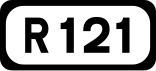 R121 road shield}}