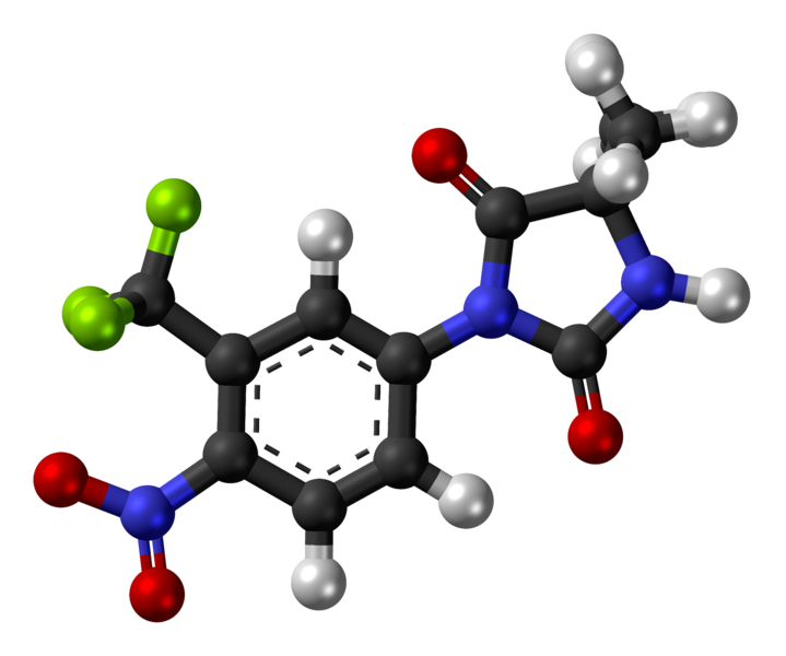 File:Nilutamide molecule ball.png