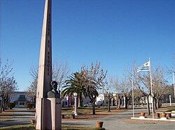 The main square of Casupá