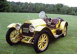 The 1912 Stutz Bear Cat / Bearcat, (1914 shown), available doorless through 1916