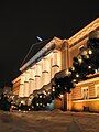 Tartu University main building during Christmas (2006)