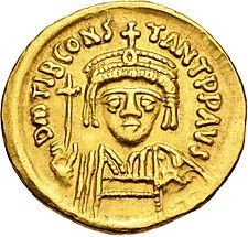 Golden coin depicting the Emperor