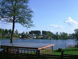 Ančios lake and Veisiejai panorama