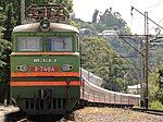 An Armenian passenger train in 2012