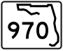 State Road 970 marker