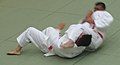 Image 30Juji gatame (十字固, cross lock)(armbar), a kansetsu-waza (from Judo)