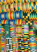 Ashanti Kente cloth patterns.