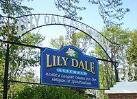 Entrance to Lily Dale Spiritualist community, New York