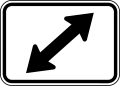 M6-5PR Double Diagonal Right Directional Arrow