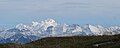 Mont Blanc from the summit of the Salève