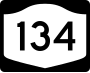 New York State Route 134 marker