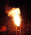 Image 1Thermite reaction, by Nikthestunned (from Wikipedia:Featured pictures/Sciences/Others)