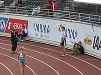 Thorkildsen at GE Money Grand Prix in Helsinki, July 2005