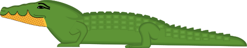 File:Egyptian Crocodile.svg