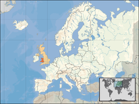 Location of Wales/Archive 4 (red) in the United Kingdom (light yellow)