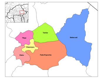 Yamba Department location in the province