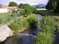 Belianka River, peaks of Veľká Fatra mountain range in behind