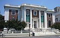 The New Haven Free Library Ives Memorial Branch in New Haven, CT, USA.