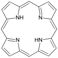 Porphine is the parent of porphyrins.