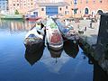 Wooden narrow boats, Portland Basin, Ashton-under-Lyne