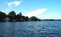 Houses and chalets surrounding Lac Fortin