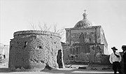 Mortuary chapel' and rear of church, 1937