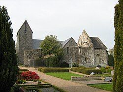 The old and new churches of Østermarie