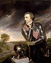 Oil painting of British general Jeffrey Amherst