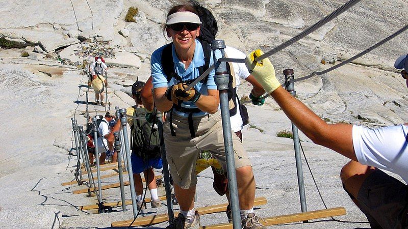 File:Half Dome--cables.jpeg