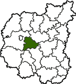 Raion location in Chernihiv Oblast