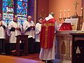 Palm Sunday Tridentine Mass in the chapel of Cathedral of the Holy Cross