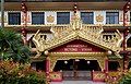 Roofing arts with Burmese architecture.