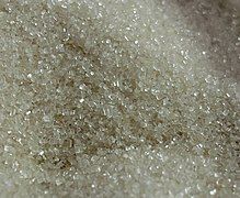 raw sugar closeup