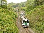 Senzan Line. Sendai, Miyagi prefecture, Japan