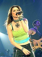 Singer Shania Twain