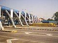 Tabang Toll Barrier of North Luzon Expressway in Guiguinto, Bulacan in the Philippines. This photo was taken on the morning of March 20, 2009