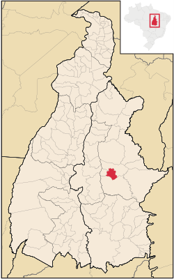 Location in Tocantins