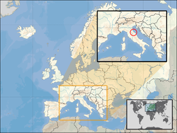 Location of Euro gold and silver commemorative coins (San Marino)