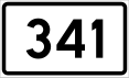 County Road 341 shield