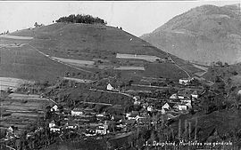 A general view of Hurtières in the early 20th century