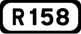 R158 road shield}}