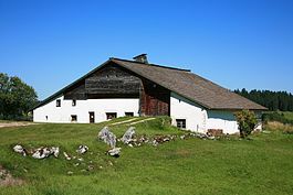 Du Grand Cachot farmhouse near La Chaux-du-Milieu village