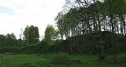 Molavėnai hill fort, one of the suggested locations of Pilėnai