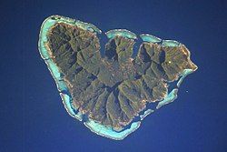 Mo'orea, the island on which Maharepa is located.