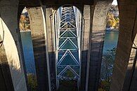 Underside of the bridge